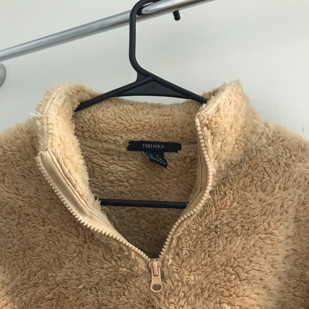 Crop Fuzzy Fall Sweater - Picture 2 of 3